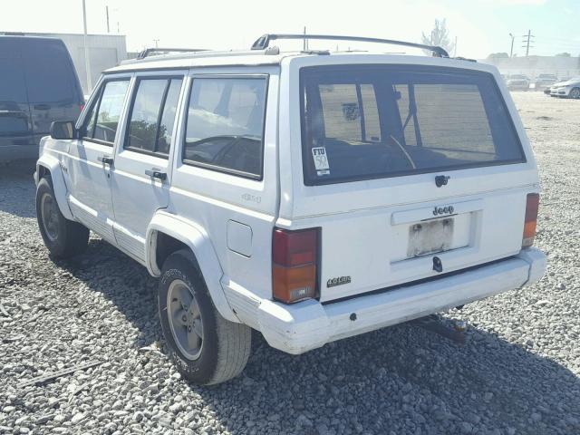 1J4FJ78S5PL555633 - 1993 JEEP CHEROKEE C WHITE photo 3