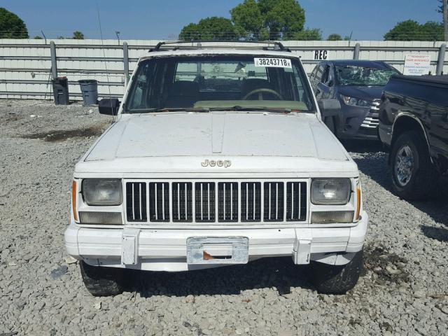 1J4FJ78S5PL555633 - 1993 JEEP CHEROKEE C WHITE photo 9