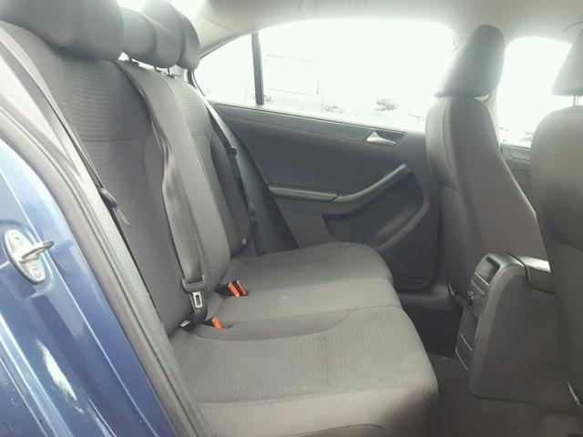 3VW2K7AJ1FM344491 - 2015 VOLKSWAGEN JETTA BASE Կապույտ լուսանկար 6