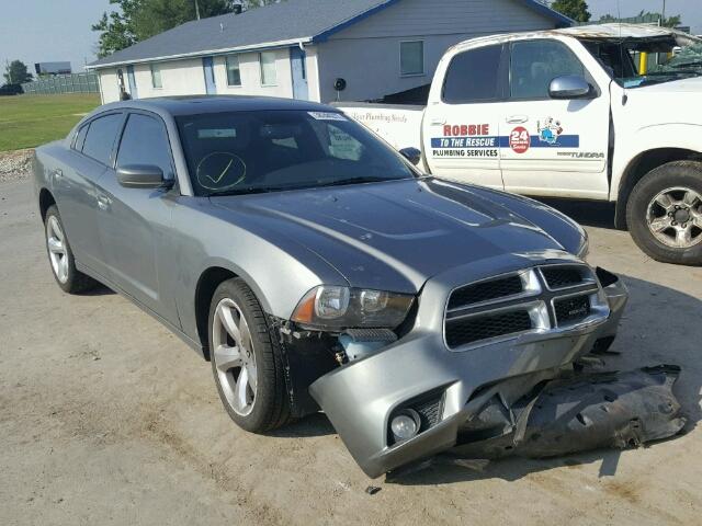 2C3CDXHG8CH122122 - 2012 DODGE CHARGER SX GRAY photo 1