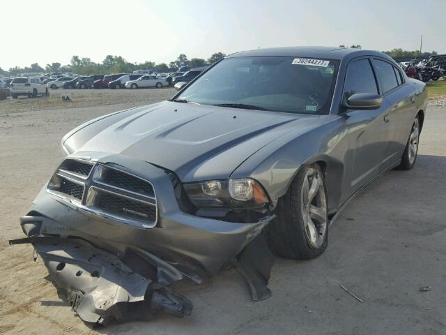 2C3CDXHG8CH122122 - 2012 DODGE CHARGER SX GRAY photo 9