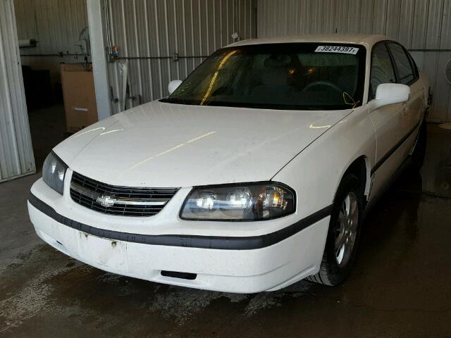 2G1WF52E759138638 - 2005 CHEVROLET IMPALA WHITE photo 2