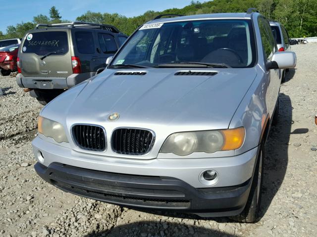 5UXFA53592LH79834 - 2002 BMW X5 3.0I SILVER photo 9