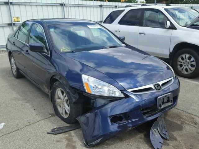 1HGCM56356A014450 - 2006 HONDA ACCORD SE BLUE photo 1