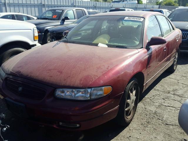 2G4WB52K831269920 - 2003 BUICK REGAL LS RED photo 2