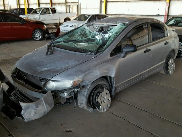 2HGFA16349H329812 - 2009 HONDA CIVIC VP SILVER photo 2