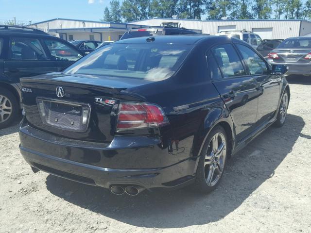 19UUA76587A001770 - 2007 ACURA TL TYPE S BLACK photo 4