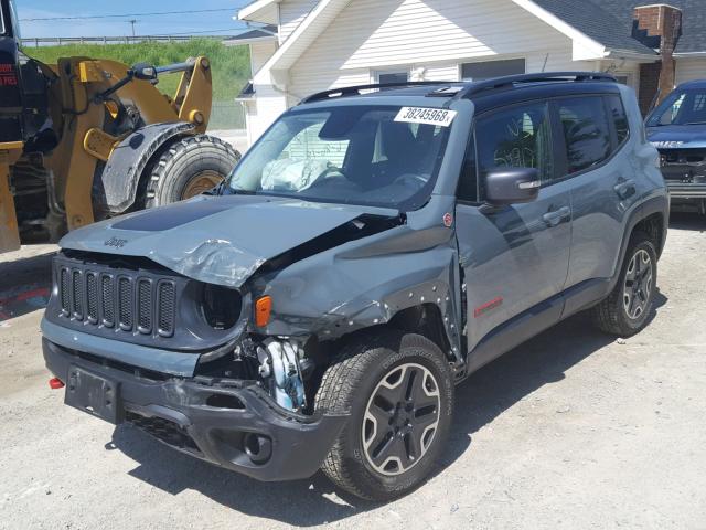 ZACCJBCT4FPC01270 - 2015 JEEP RENEGADE T BLUE photo 2