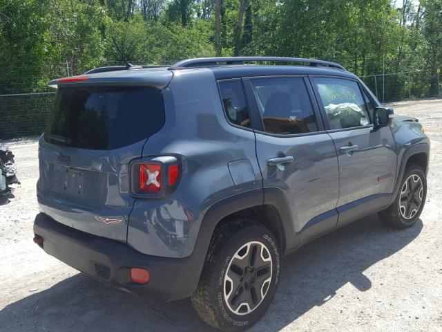 ZACCJBCT4FPC01270 - 2015 JEEP RENEGADE T BLUE photo 4