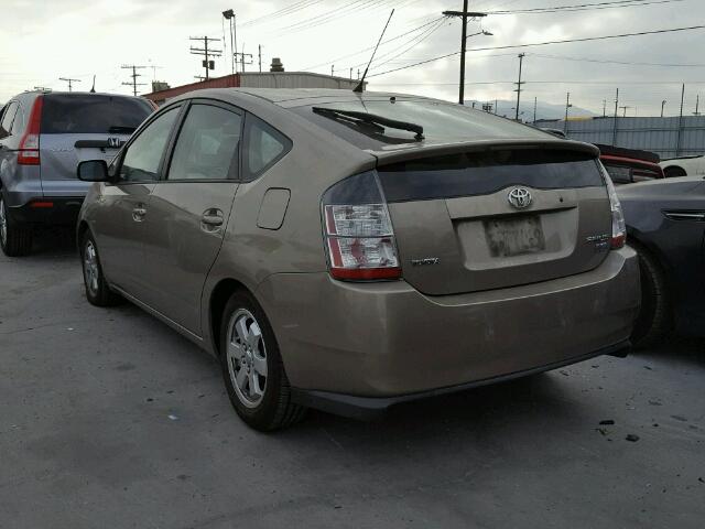 JTDKB20U453106815 - 2005 TOYOTA PRIUS GOLD photo 3