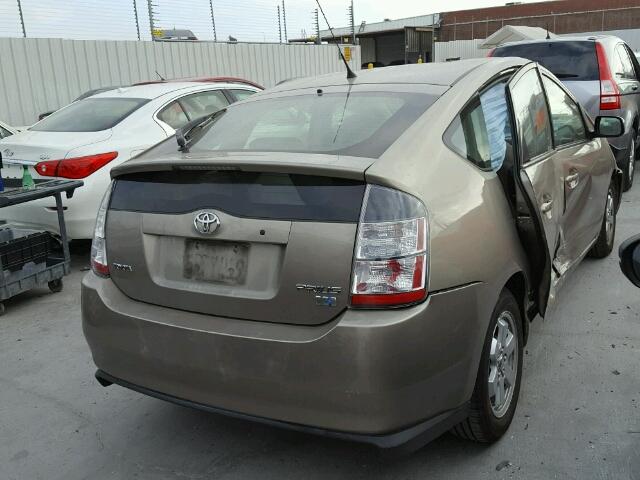 JTDKB20U453106815 - 2005 TOYOTA PRIUS GOLD photo 4