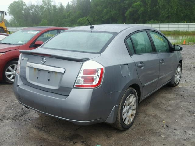 3N1AB6AP6BL624410 - 2011 NISSAN SENTRA 2.0 GRAY photo 4