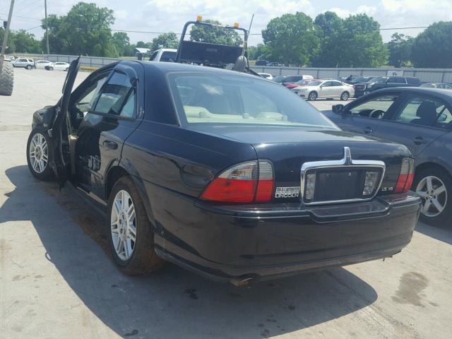 1LNHM87A15Y640274 - 2005 LINCOLN LS BLACK photo 3