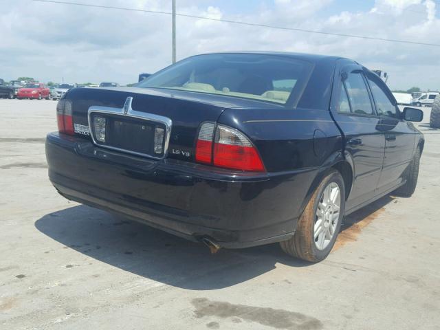 1LNHM87A15Y640274 - 2005 LINCOLN LS BLACK photo 4