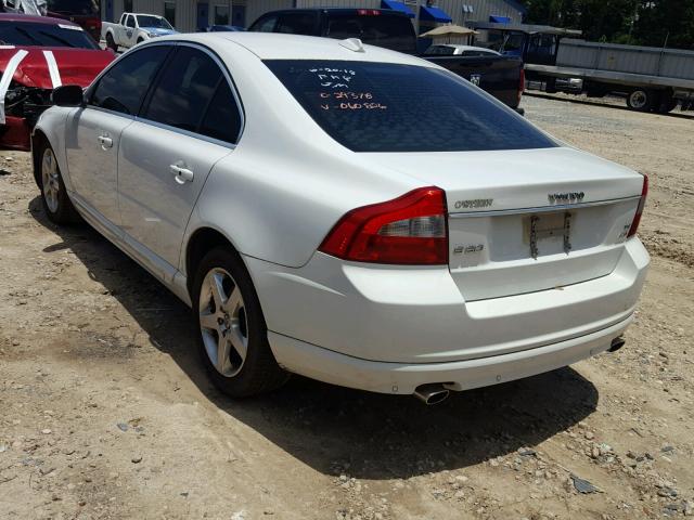 YV1AH992X81060826 - 2008 VOLVO S80 T6 TUR WHITE photo 3