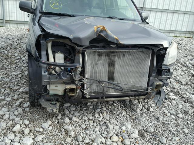 5FNYF18358B051738 - 2008 HONDA PILOT SE GRAY photo 9