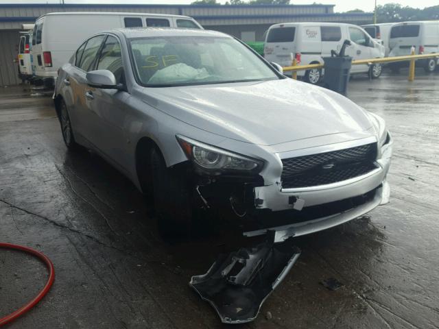 JN1BV7AP1FM336761 - 2015 INFINITI Q50 BASE SILVER photo 1