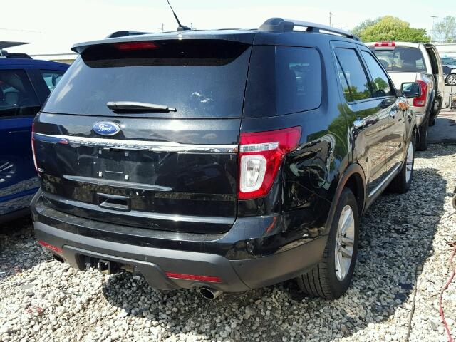 1FMHK7D88BGA53346 - 2011 FORD EXPLORER X BLACK photo 4