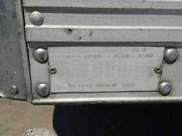 1UYVS25376U671604 - 2006 UTILITY TRAILER WHITE photo 10