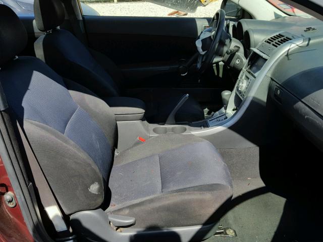 JTKDE177750045772 - 2005 TOYOTA SCION TC 勃艮第红 照片 5