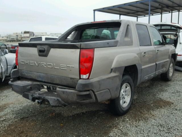 3GNEC13T23G181960 - 2003 CHEVROLET AVALANCHE GRAY photo 4