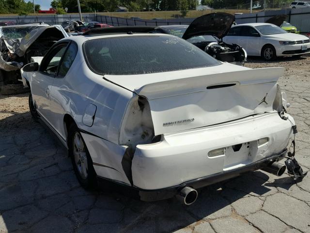 2G1WL15C569343503 - 2006 CHEVROLET MONTE CARL 白色 照片 3