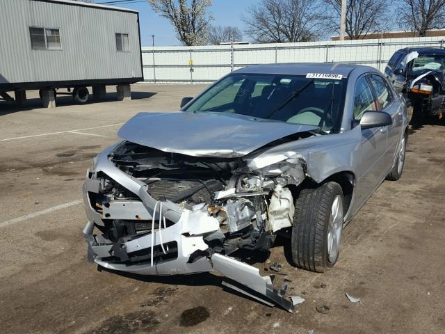 1G1ZG57B49F183932 - 2009 CHEVROLET MALIBU LS SILVER photo 2