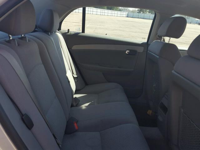 1G1ZG57B49F183932 - 2009 CHEVROLET MALIBU LS SILVER photo 6