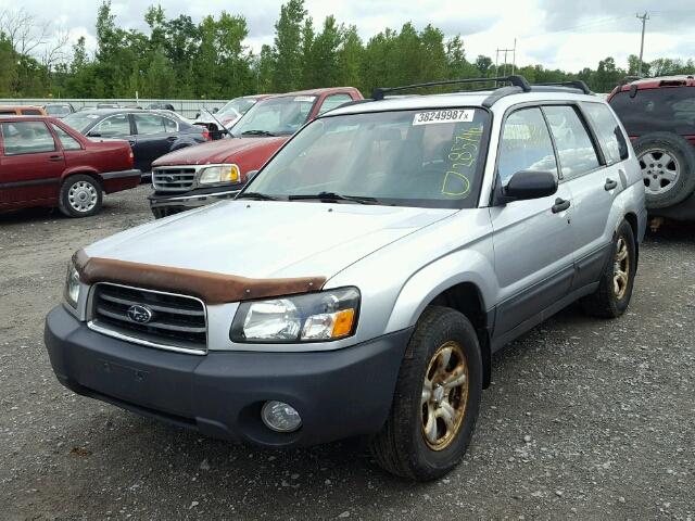 JF1SG63673G729623 - 2003 SUBARU FORESTER 2 GRAY photo 2