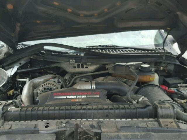 1FTSX21P35EA05666 - 2005 FORD F250 GRAY photo 7