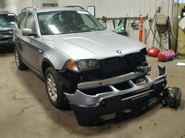 WBXPA73465WA78263 - 2005 BMW X3 2.5I GRAY photo 1