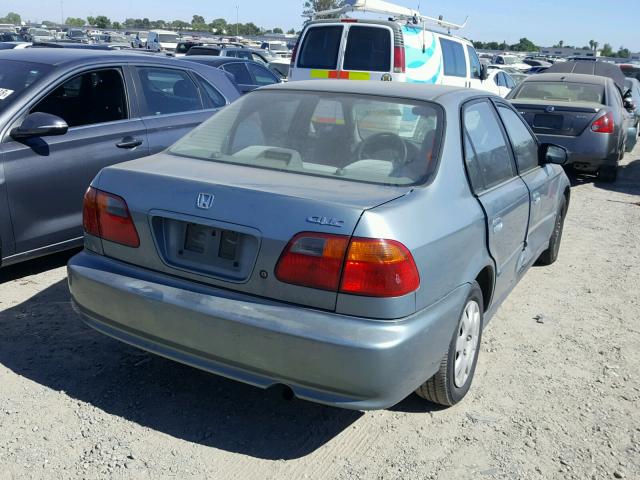 2HGEJ6611YH538012 - 2000 HONDA CIVIC BASE Mavi foto 4