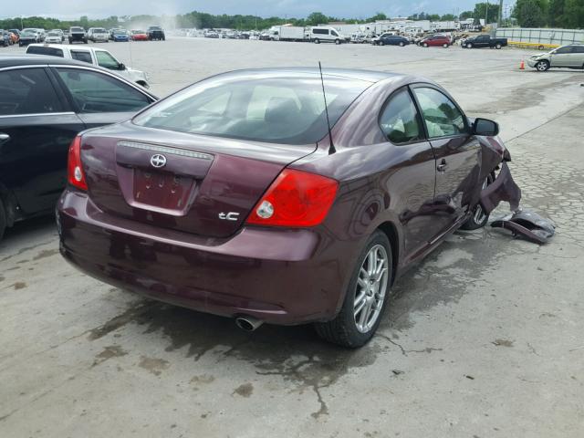 JTKDE177160127918 - 2006 TOYOTA SCION TC 紫色 照片 4
