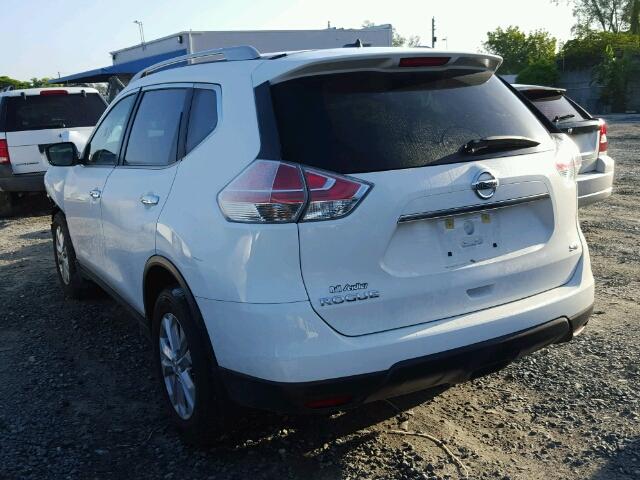 5N1AT2MT1FC898266 - 2015 NISSAN ROGUE WHITE photo 3