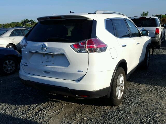 5N1AT2MT1FC898266 - 2015 NISSAN ROGUE WHITE photo 4