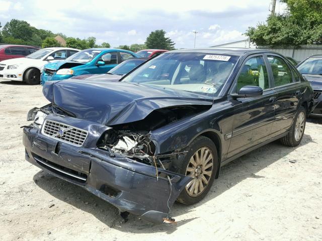 YV1TH592361440847 - 2006 VOLVO S80 2.5T BLUE photo 2