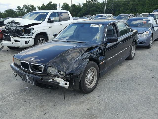 WBAGH8345YDP12445 - 2000 BMW 740 IL BLACK photo 2
