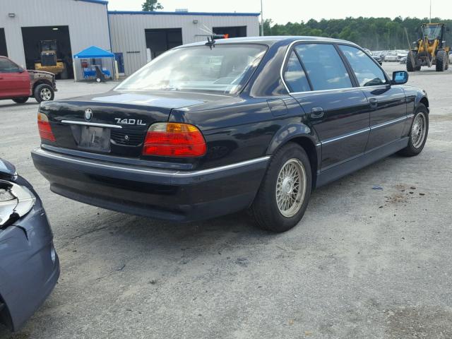 WBAGH8345YDP12445 - 2000 BMW 740 IL BLACK photo 4