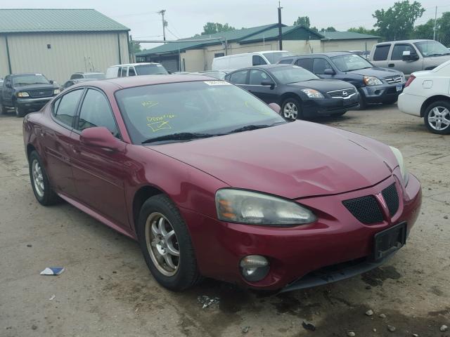 2G2WP522341269531 - 2004 PONTIAC GRAND PRIX BURGUNDY photo 1