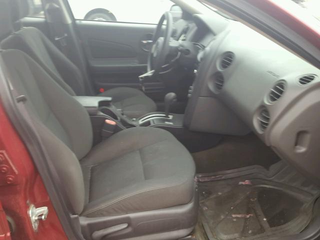 2G2WP522341269531 - 2004 PONTIAC GRAND PRIX BURGUNDY photo 5