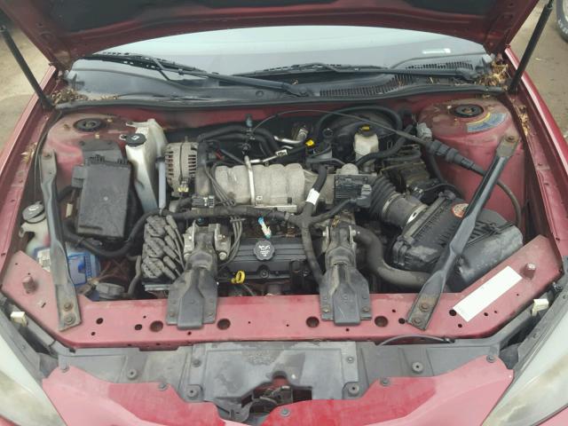 2G2WP522341269531 - 2004 PONTIAC GRAND PRIX BURGUNDY photo 7