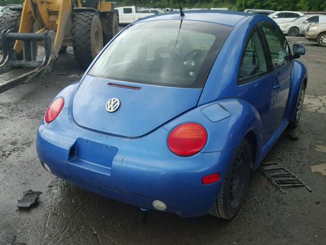 3VWCC21C5XM419782 - 1999 VOLKSWAGEN NEW BEETLE 蓝色 照片 4