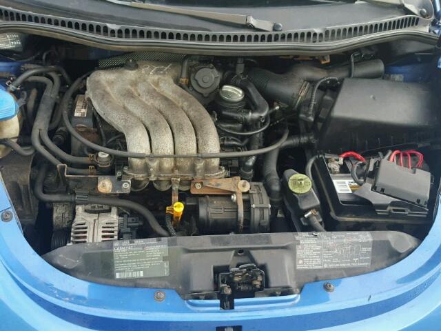 3VWCC21C5XM419782 - 1999 VOLKSWAGEN NEW BEETLE 蓝色 照片 7