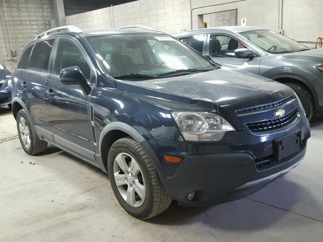 3GNAL2EK0ES682158 - 2014 CHEVROLET CAPTIVA LS BLUE photo 1