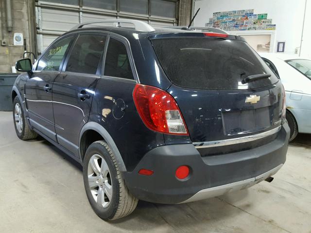 3GNAL2EK0ES682158 - 2014 CHEVROLET CAPTIVA LS BLUE photo 3