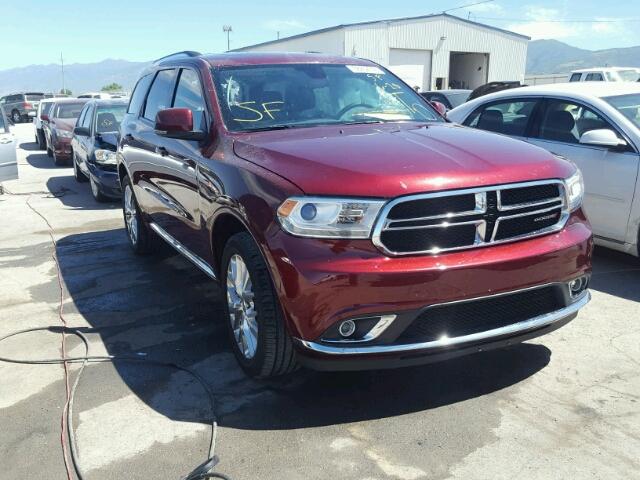 1C4RDJDG0GC393256 - 2016 DODGE DURANGO LI BURGUNDY photo 1