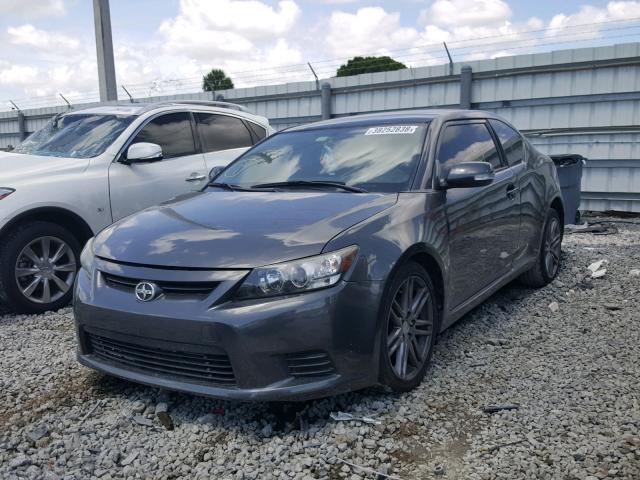 JTKJF5C71C3043847 - 2012 TOYOTA SCION TC 灰色 照片 2