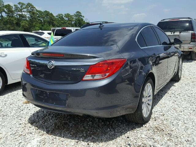 2G4GP5EC3B9197602 - 2011 BUICK REGAL CXL CHARCOAL photo 4