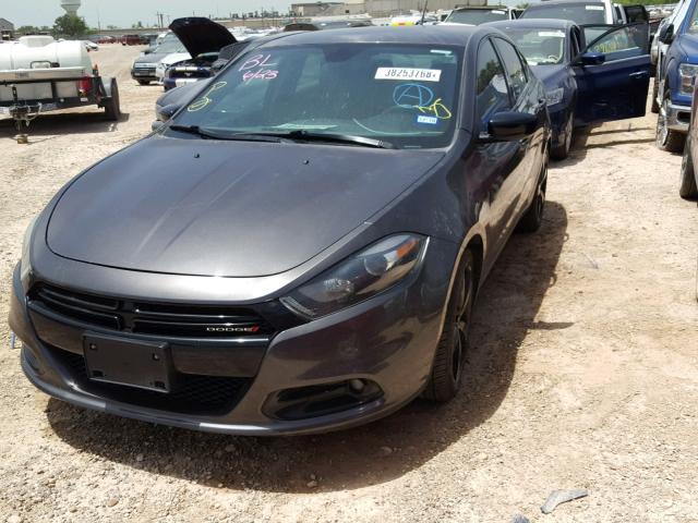 1C3CDFBB1GD531492 - 2016 DODGE DART SXT CHARCOAL photo 2