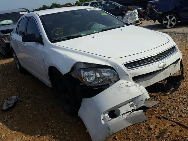 1G1ZA5EB5AF305562 - 2010 CHEVROLET MALIBU LS WHITE photo 1